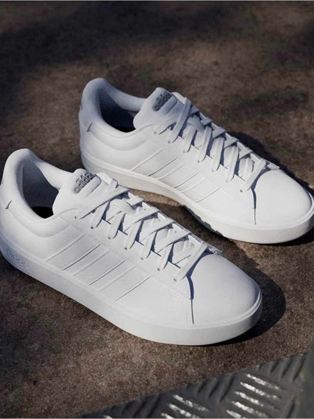 adidas White Women's Low-Top Athletic Sneakers